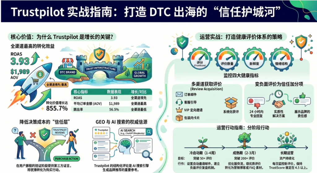 Trustpilot实战指南:打造 DTC出海的
"信任护城河"
